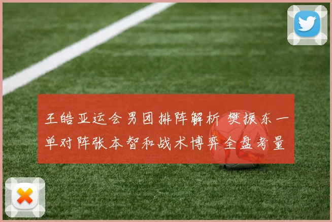 王皓亚运会男团排阵解析 樊振东一单对阵张本智和战术博弈全盘考量